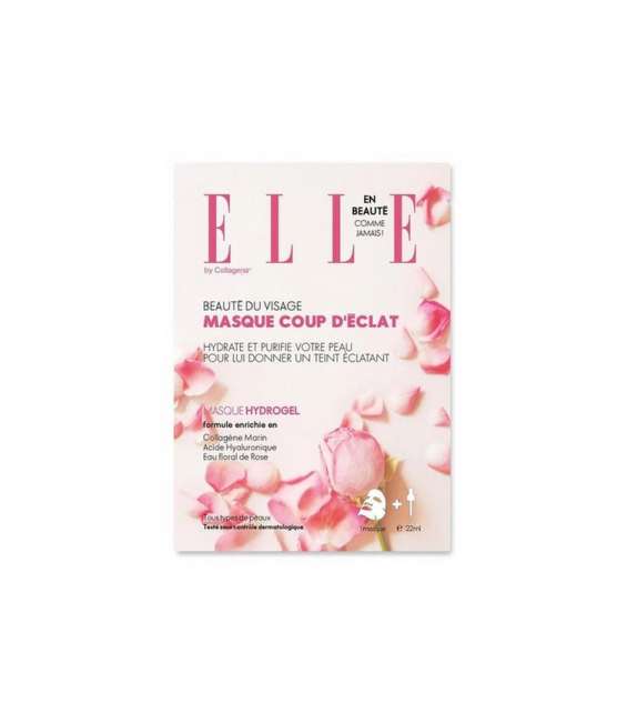 ELLE MASCHERA IDROGEL CON ACQUA FLOREALE DI ROSA