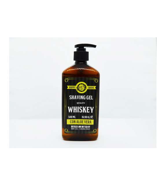 HAPPY HOUR GEL RASATURA con ALOE VERA WHISKEY 500 ml