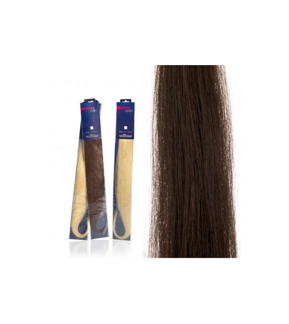 EXTENSION CAPELLI NATURALI FAIRY HAIR 50 CM - COL. CASTANO