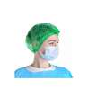 CUFFIA *** verde *** TNT TRASPIRANTE MONOUSO CON ELASTICO (100PZ)
