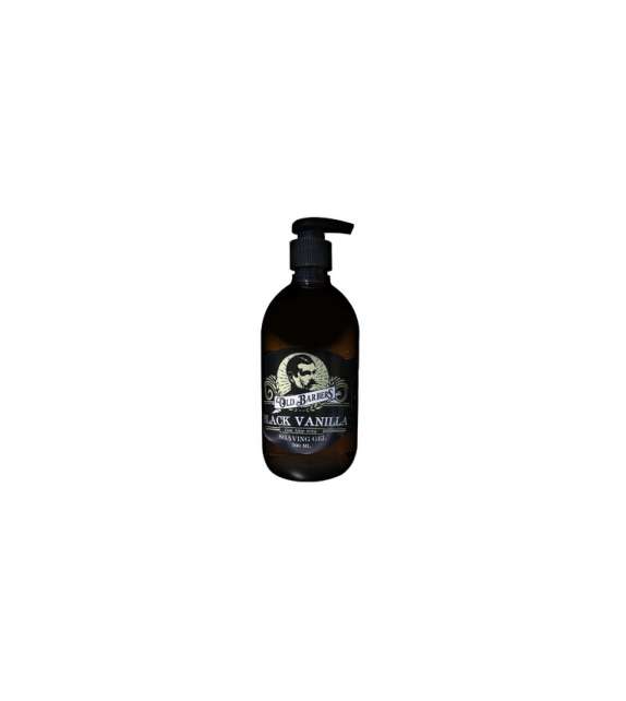 OLD BARBERS GEL RASATURA BLACK VANILLA ALL' ALOE 500 ML