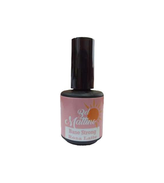 Bel Mattino BASE STRONG - ROSA LATTE - flaconcino 15 ml