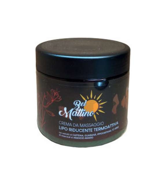 CREMA MASSAGGIO LIPO RIDUCENTE TERMOATTIVA BEL MATTINO VASO 500 ML