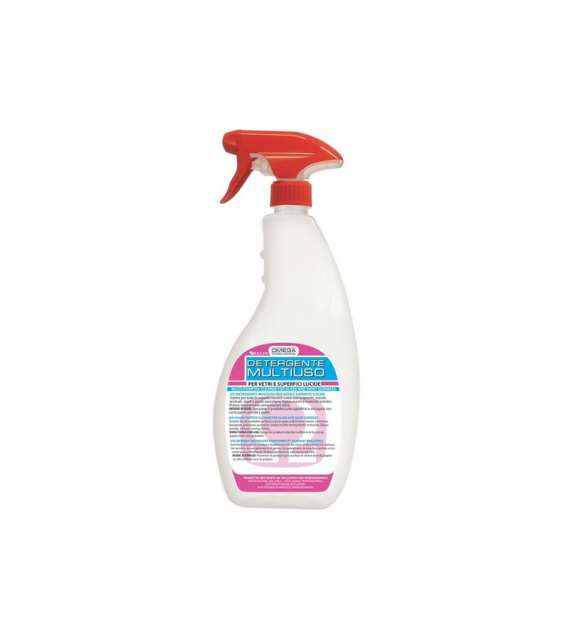 DETERGENTE MULTIUSO PER VETRI E SUPERFICI LUCIDE OMEGA Spray 750 ml