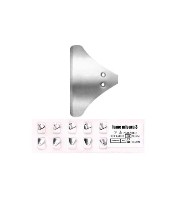 LAME TIPO SAFE PEDICURE MISURA 3 (CONF. 50 PEZZI)