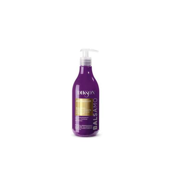 BALSAMO tonalizzante ANTIGIALLO capelli biondi e decolorati Dikson LPC 500ml