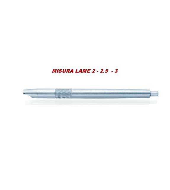 MANICO PER LAME SAFE ALLUMINIO A PULSANTE - MISURA 2/ 2.5/ 3