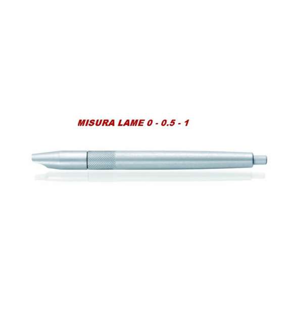 MANICO PER LAME SAFE ALLUMINIO A PULSANTE - MISURA 0/ 0,5/ 1