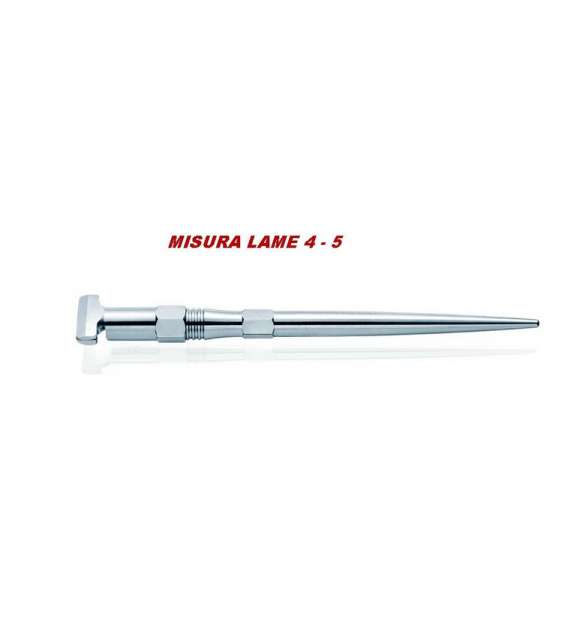 MANICO PER LAME SAFE ACCIAIO INOX A VITE  - MISURA 4/ 5