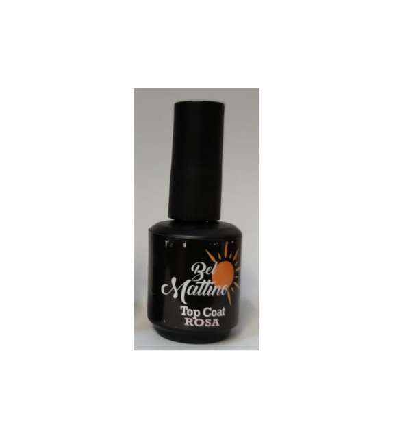 Bel Mattino Nails TOP COAT ROSA professionale 15 ml