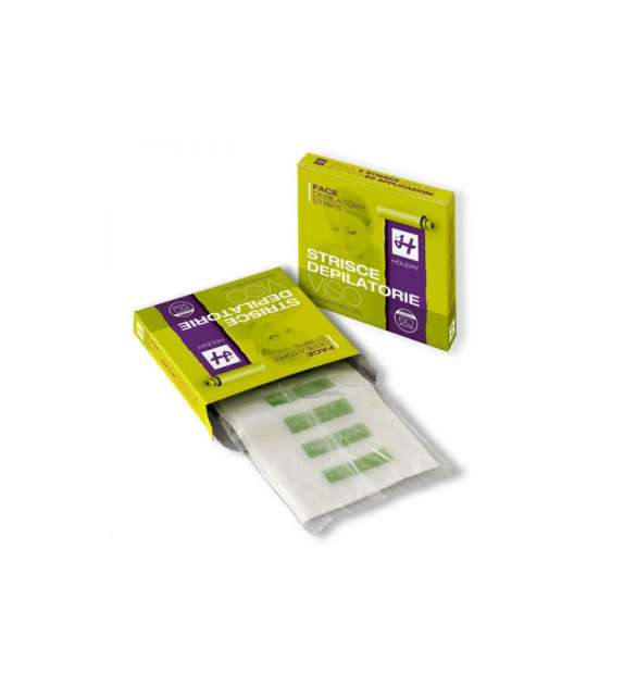STRISCE DEPILATORIE PRONTE VISO Holiday -conf. (5 FOGLI 60 USI)