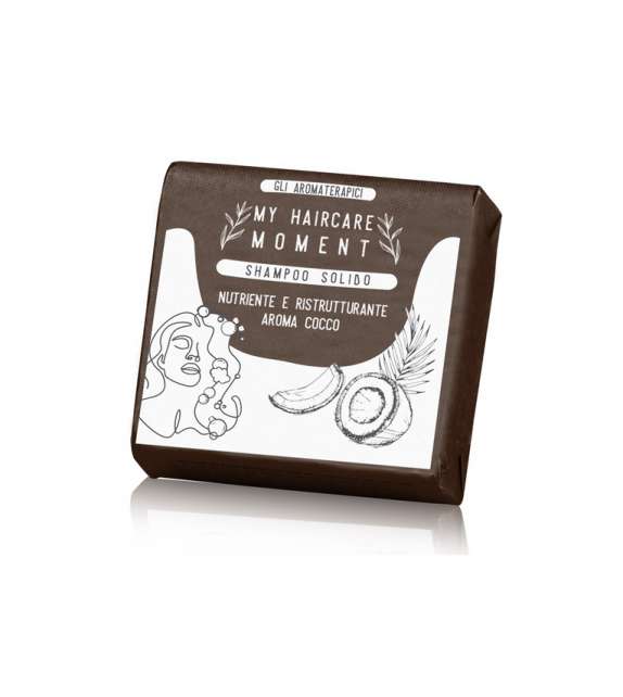 Shampoo SOLIDO Protettivo e Rinforzante -aroma COCCO 60g