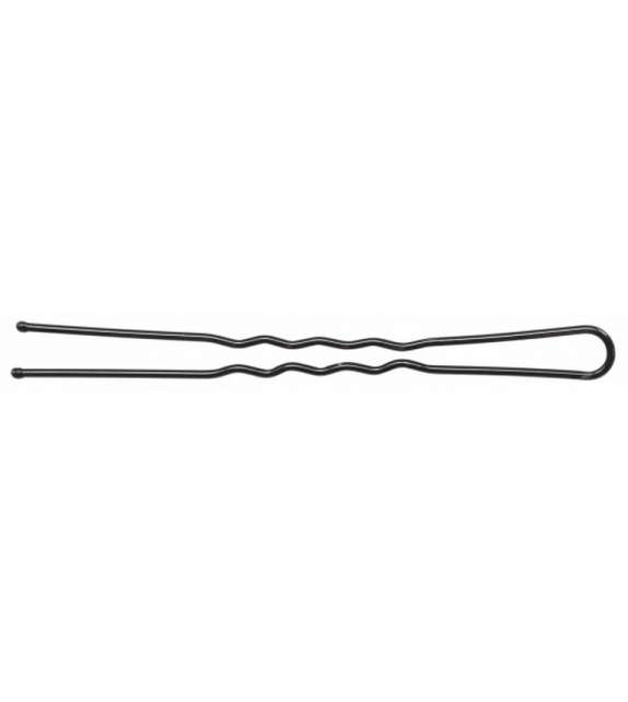 FORCINE INVISIBILI ONDULATE NERE CM 5,5 GR. 400