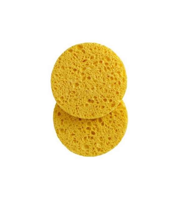 2pz SPUGNETTA CELLULOSA VISO TONDE GRANDE 10 cm (busta zip )