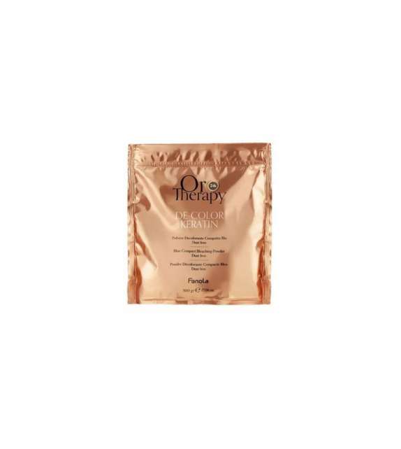 POLVERE DECOLORANTE DE-COLOR KERATIN compatta blu  GOLD 500 gr
