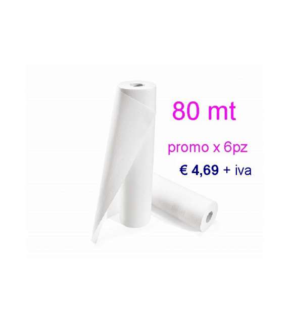 LENZUOLINO Medico H60x80mt CELLULOSA 80 metri MAXI - Scegli