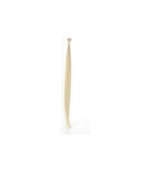 EXTENSION CHERATINA Capelli naturali 20 ciocche - colore BIANCO LG (CM 50/LISCI)