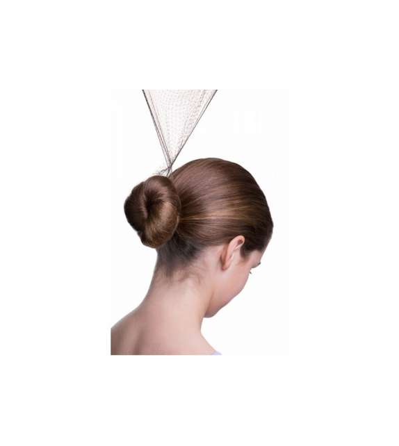 RETINA INVISIBILE PER CHIGNON H12cm x 9 (conf 2 pezzi) - castano