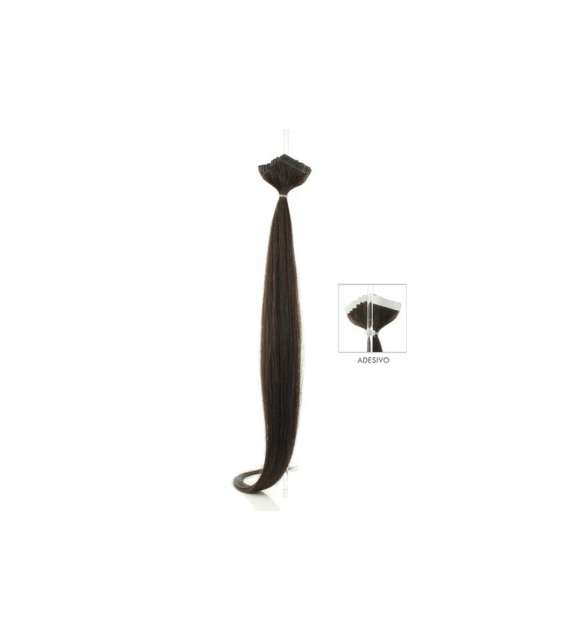 EXTENSION 3 CLIPS Capelli naturali LISCI (CONF X 3 FASCE) 50 CM - colore 4