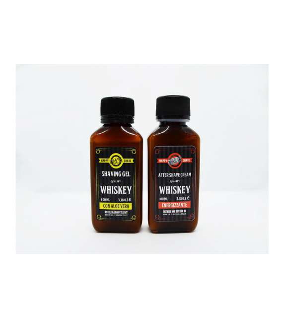 HAPPY HOUR  WHISKEY KIT gel +dopobrba -SHAVING - (conf 2 pz + BEAUTY)