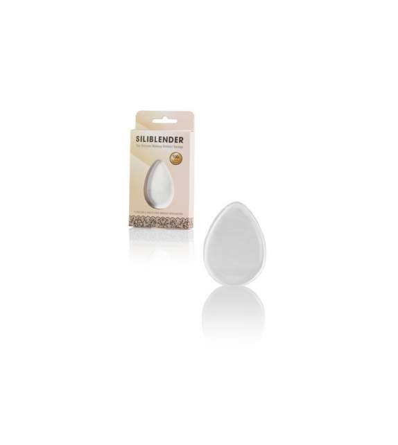 SPUGNETTA IN SILICONE IPOALLERGENICA TRASPARENTE - BLENDER SENZA LATTICE