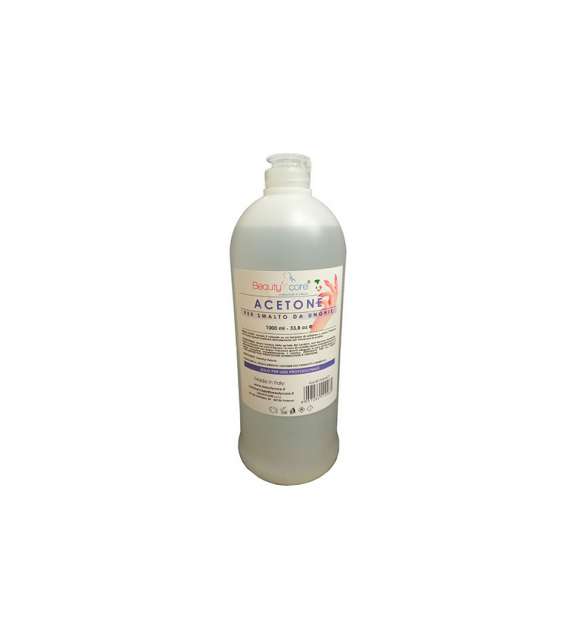 ACETONE PROFESSIONALE SOLVENTE per unghie BEAUTYCORE 1000ml