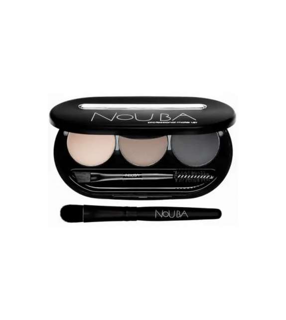 NOUBA Kit Ombretti per sopracciglia EYEBROW POWDER KIT