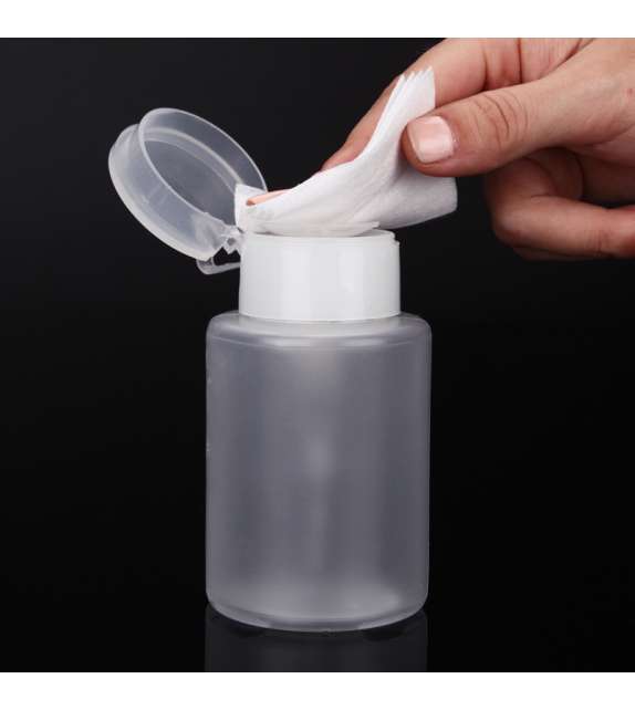 FLACONE PER SOLVENTE MANICURE CON POMPA 150/200ML