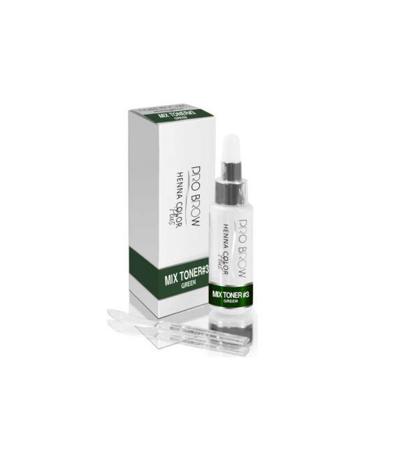 HENNA COLOR MIX TONER 3 GREEN PROBROW 10 GR
