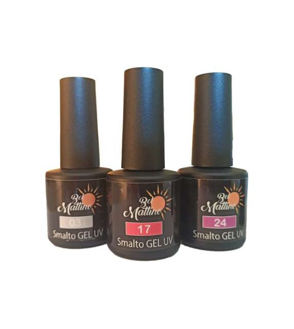 Bel Mattino Nails smalto GEL UV SEMIPERMANENTE 7ml SENZA TPO - Scegli il Colore
