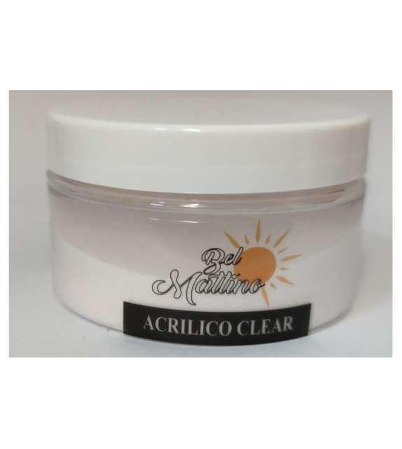 Bel Mattino Nails costruttore IN POLVERE ACRILICO 50 GR - CLEAR