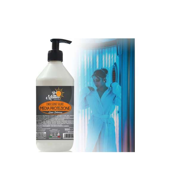 Emulsione Solare MEDIA PROTEZIONE Bel Mattino SOLARIUM 1000 ml
