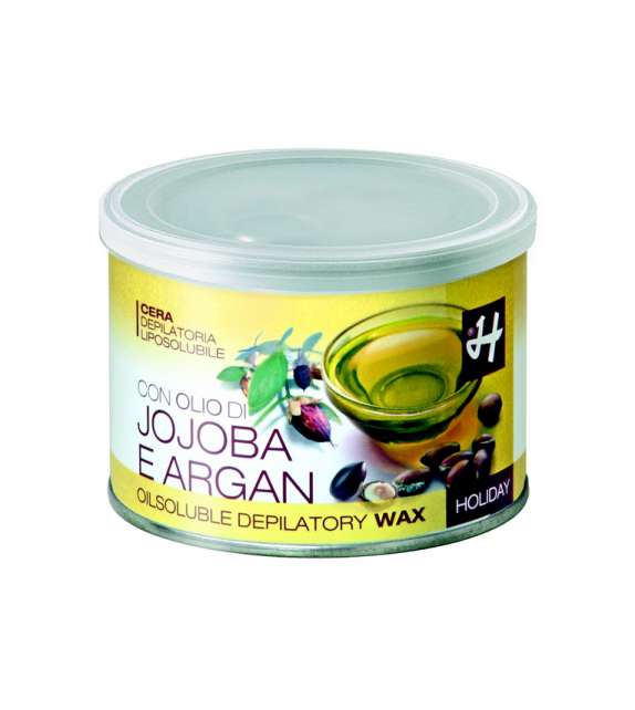 400ml PERFETTA cera vaso  HOLIDAY - OLIO DI JOJOBA E ARGAN - Scegli