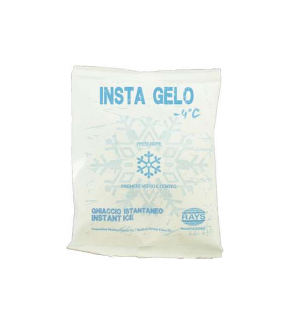 GHIACCIO ISTANTANEO SINTETICO TNT MONOUSO 16x18 cm -4°C RAYS Sacco Insta Gelo