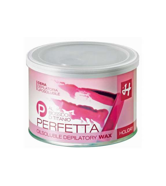 400ml PERFETTA cera vaso  HOLIDAY - ROSA - Scegli