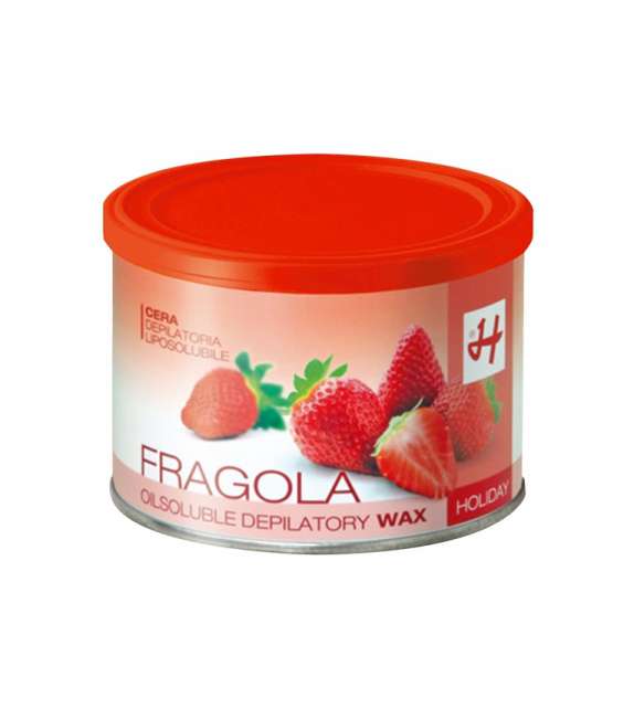 C400ml GEL cera vaso  HOLIDAY - FRAGOLA - Scegli
