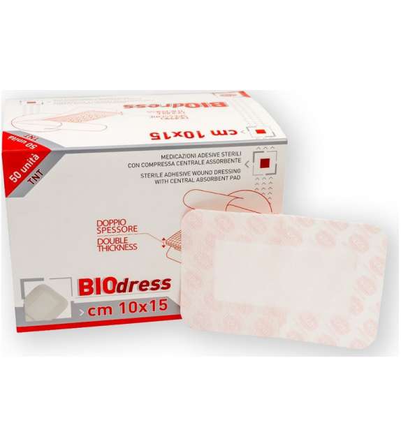 Biodress CEROTTI POSTOPERATORI STERILI - 10x15 cm (Conf. 50pz)
