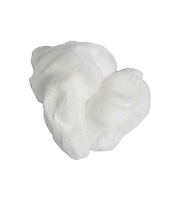 10 pz TAMPONI DI GARZA STERILI SENZA FILO DI BARIO Ø 50 mm RAYS (Conf. 10pz)