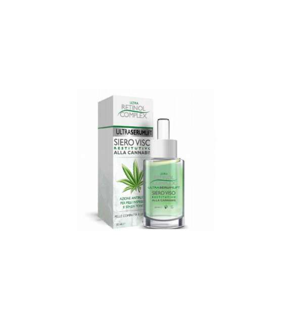 RETINOL COMPLEX SIERO VISO per pelli  senza tono  ALLA CANNABIS 30ml