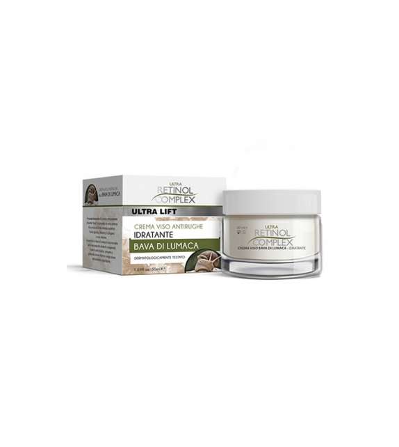 RETINOL Crema Viso ANTIRUGHE Idratante Bava Di Lumaca -50 ml