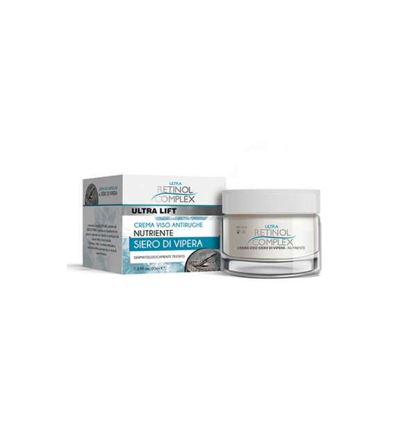 RETINOL Crema Viso ANTIRUGHE Nutriente Siero Di Vipera -50 ml