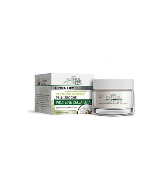 RETINOL COMPLEX Crema Viso ANTIRUGHE PELLI SECCHE Proteine della Seta- 50ml