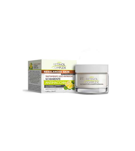 RETINOL COLPLEX Crema Viso ANTIRUGHE SCHIARENTE ANTIMACCHIA 50ml