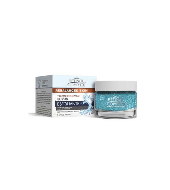 RETINOL COMPLEX Scrub Esfoliante TRATTAMENTO VISO acido salicilico  50ml