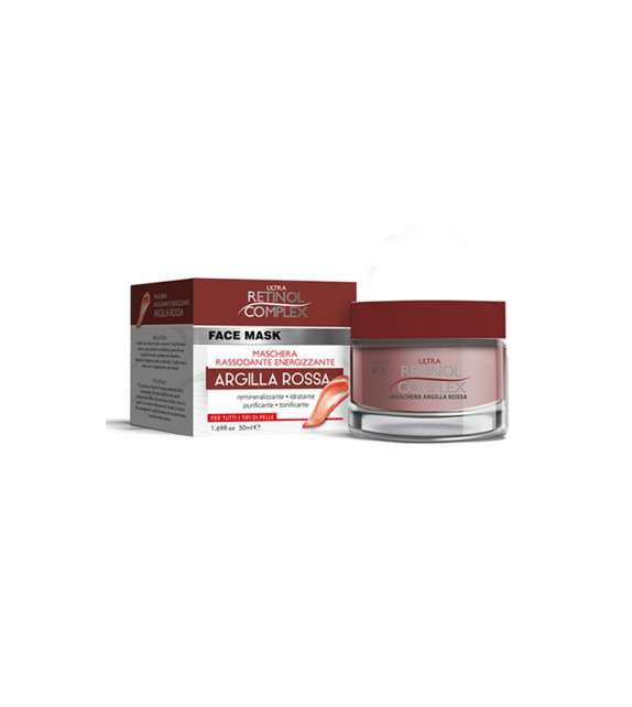 RETINOL COMPLEX  Maschera Viso RASSODANTE ENERGIZZANTE ARGILLA ROSSA 50ml