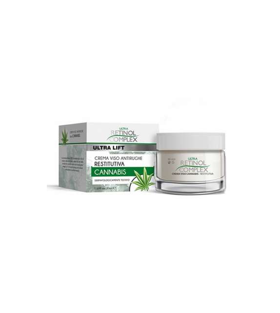 RETINOL COMPLEX Crema Viso per pelli  senza tono ALLA CANNABIS 50ml