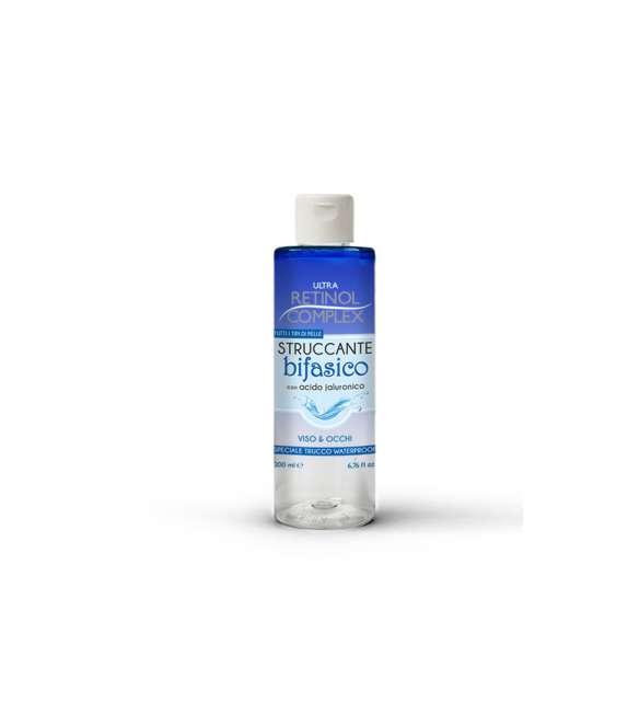 RETINOL Struccante Bifasico  con Acido Ialuronico - Idratante  200ml